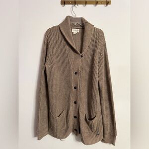Ralph Lauren Denim & Supply Linen Knit Cardigan Sweater Brown Women’s XL